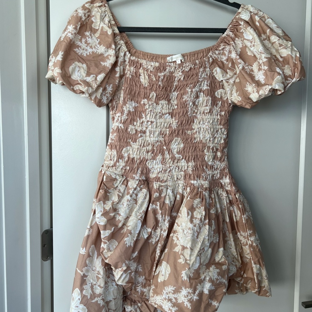 Loveshackfancy puff sleeve dress